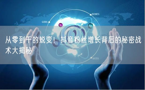 从零到千的蜕变！抖音粉丝增长背后的秘密战术大揭秘