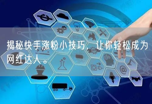 揭秘快手涨粉小技巧，让你轻松成为网红达人。