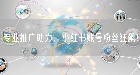 专业推广助力，小红书账号粉丝狂飙！