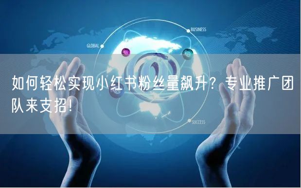 如何轻松实现小红书粉丝量飙升？专业推广团队来支招！