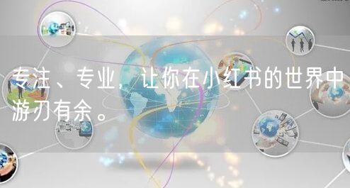 专注、专业，让你在小红书的世界中游刃有余。