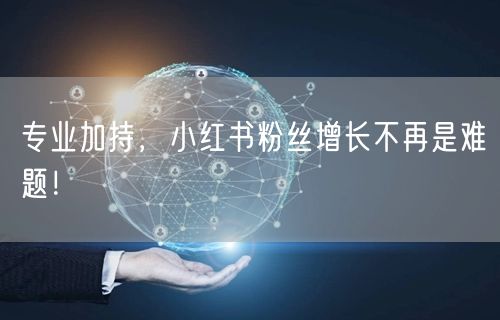 专业加持，小红书粉丝增长不再是难题！