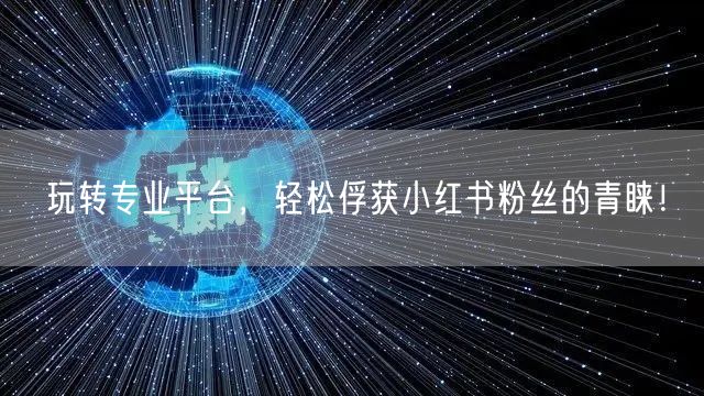 玩转专业平台，轻松俘获小红书粉丝的青睐！