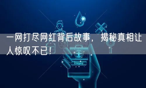 一网打尽网红背后故事，揭秘真相让人惊叹不已！