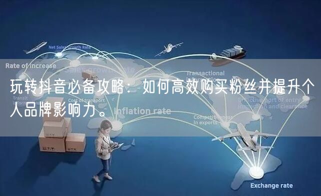 玩转抖音必备攻略：如何高效购买粉丝并提升个人品牌影响力。