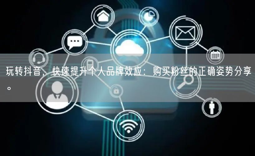 玩转抖音，快速提升个人品牌效应：购买粉丝的正确姿势分享。