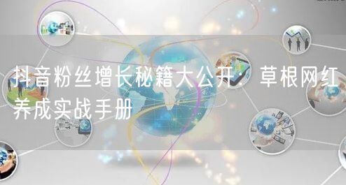 抖音粉丝增长秘籍大公开：草根网红养成实战手册