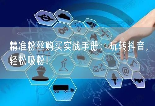 精准粉丝购买实战手册：玩转抖音，轻松吸粉！