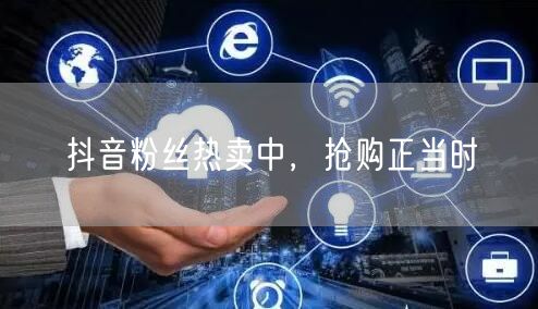 抖音粉丝热卖中，抢购正当时