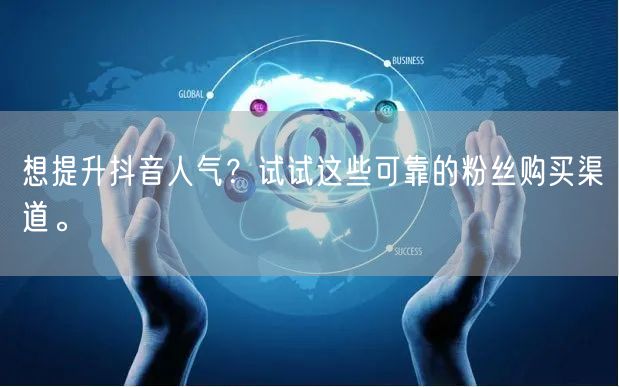 想提升抖音人气？试试这些可靠的粉丝购买渠道。